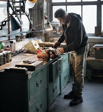 mechanic worker in a garage