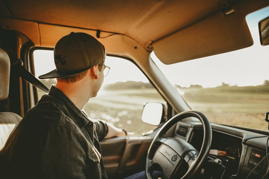 truck driver on the road